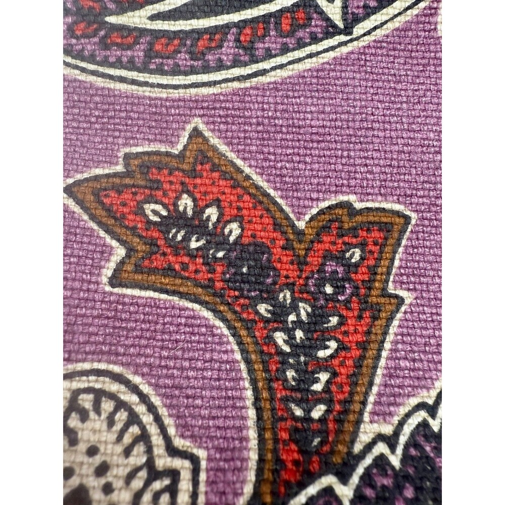 Spartina 449 Cora Hipster Convertible Crossbody Bag Black &‎ Purple Paisley - Picture 16 of 16